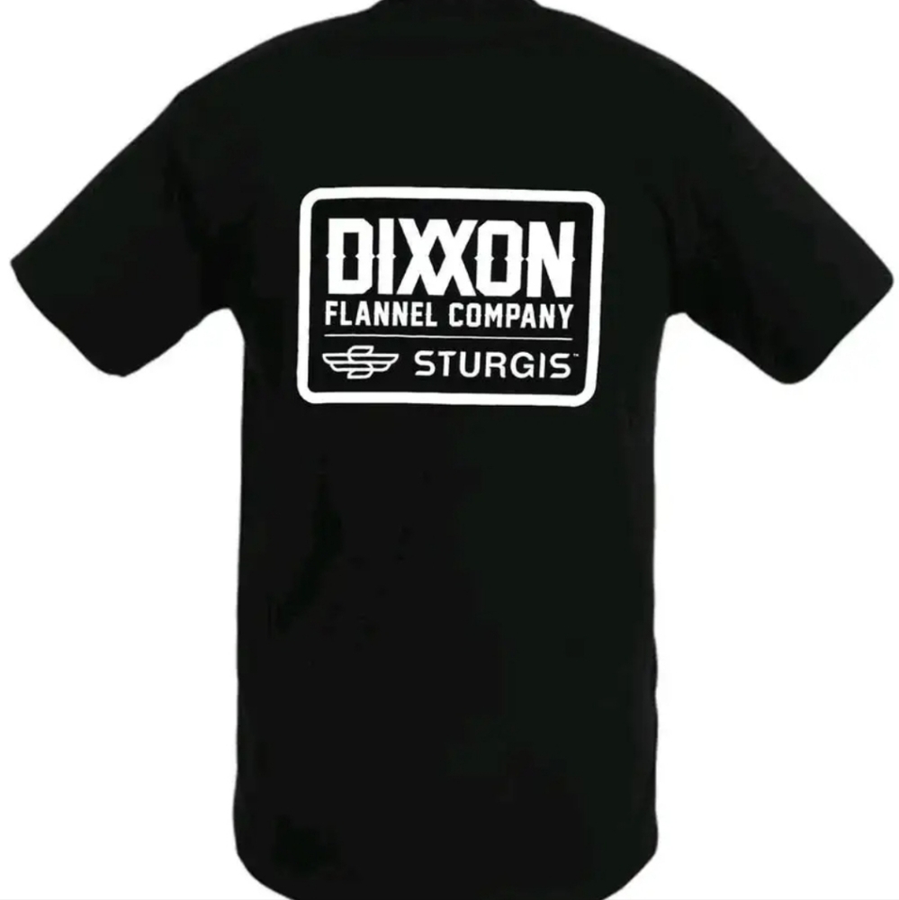 Dixxon NEW Black T-Shirt Sturgis Badge